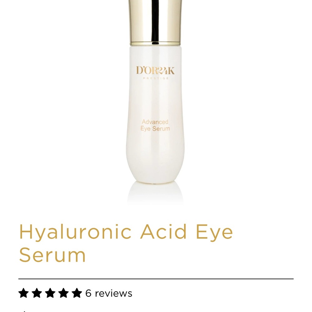 D’or 24K Prestige Hyaluronic Acid Eye Serum - new in original packaging